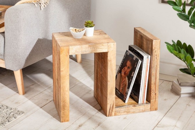 Side table S 60cm natural mango 2