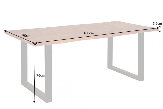 JURA - 180cm matbord akaciaträ