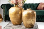 Vase Oriental set of 2 gold