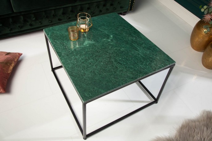 Coffee table Elements 50cm marble green
