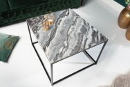 Coffee table Elements 50cm marble gray