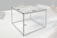 Coffee table Elements 50cm marble gray