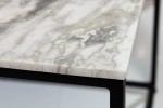 Coffee table Elements 50cm marble white