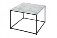 Coffee table Elements 50cm marble white