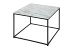 Coffee table Elements 50cm marble white