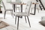 Chair Modena microfiber light gray
