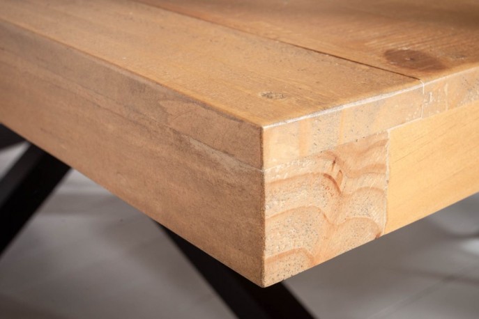 Dining table Galaxie 200cm pine 60mm natural