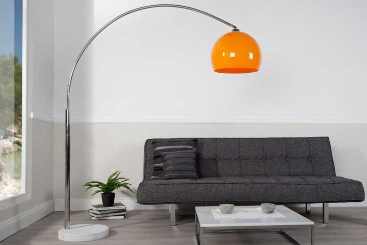 BENTZ II - 175-205cm orange golvlampa