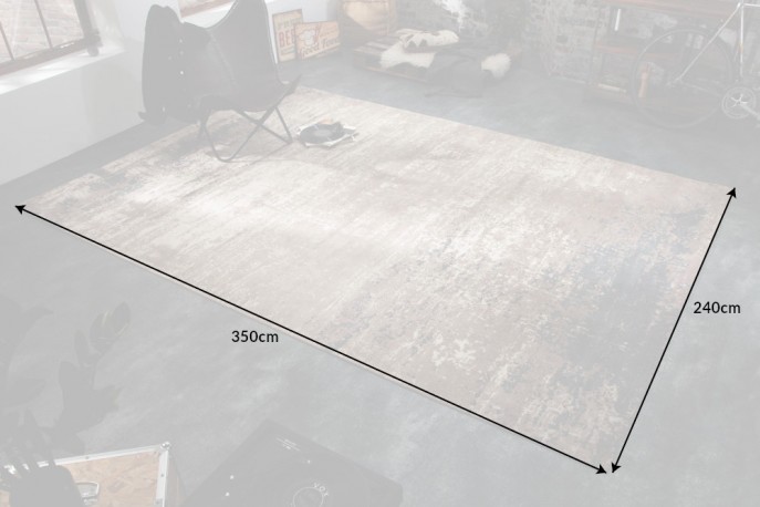 Carpet Modern Art 350x240cm gray beige