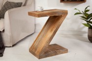 Side table Z natural mango