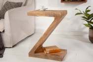 Side table Z natural mango