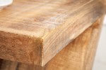Side table Z natural mango
