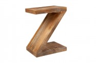 Side table Z natural mango