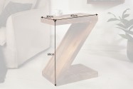 Side table Z natural mango