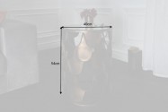 Side table Abstract fish scales design 40cm