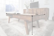 CLASSICO - 100cm SOFFBORD I sheeshamträ