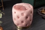 Modern baroque stool 35cm old rose gold
