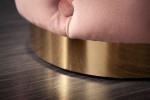 Modern baroque stool 35cm old rose gold