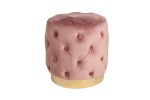 Modern baroque stool 35cm old rose gold