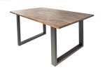 Dining table Wotan II 180cm acacia teak gray