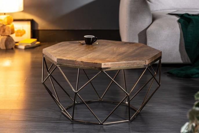 SHAPE - 70 cm soffbord i mangoträ