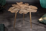 Coffee table Leaf 57cm gold