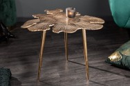 Coffee table Leaf 57cm gold