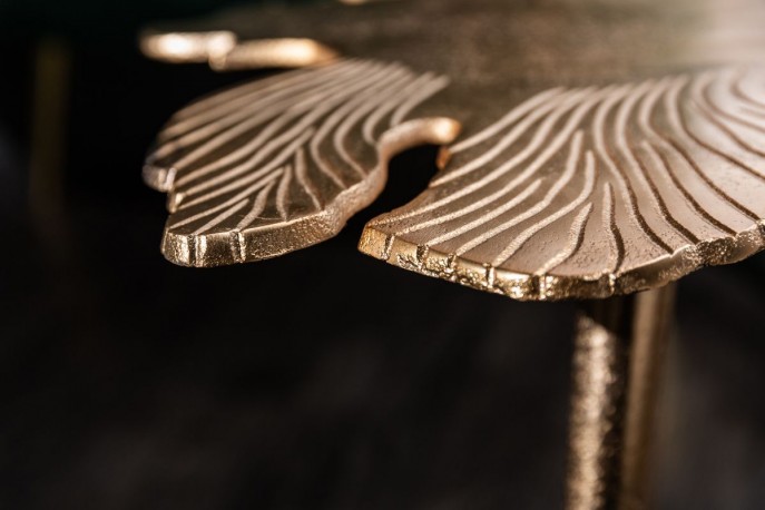 Coffee table Leaf 57cm gold