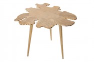 Coffee table Leaf 57cm gold