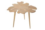 Coffee table Leaf 57cm gold