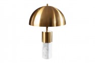 Table lamp Burlesque gold marble white