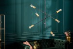 Suspension lamp variation black gold