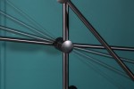 Suspension lamp variation black gold