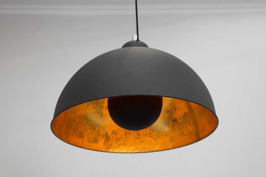 Hängeleuchte Studio schwarz gold