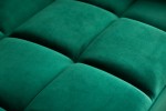 Boutique sofa bed emerald green velvet