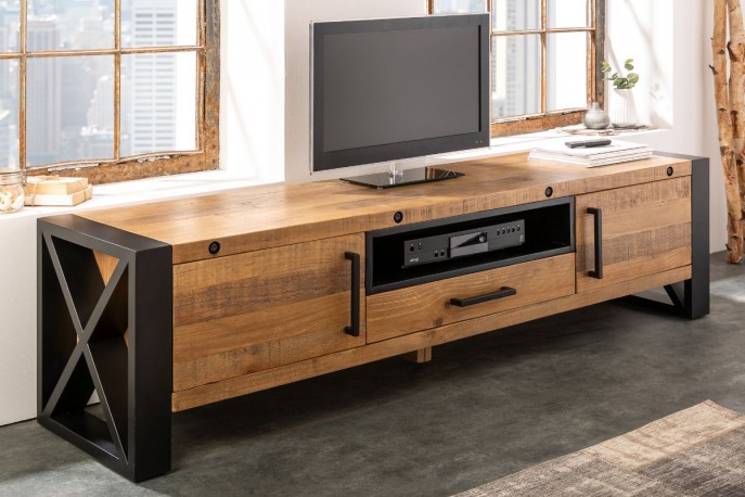 TV board Thor 200cm natural pine wood