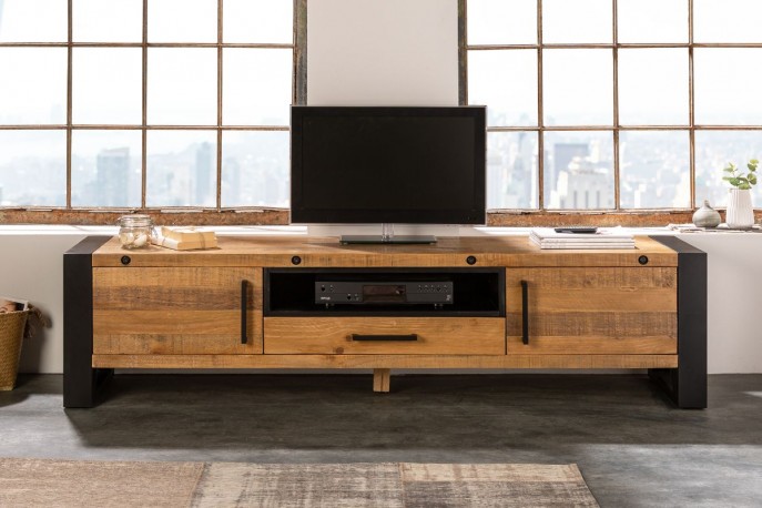 TV board Thor 200cm natural pine wood
