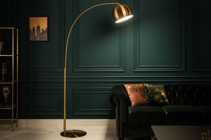Floor lamp Big Bow 205cm gold
