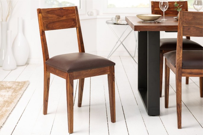 Chair Pure Nature Sheesham brown