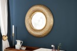 BAGDAD - rund spegel 60cm guld