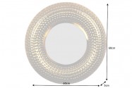 BAGDAD - rund spegel 60cm guld