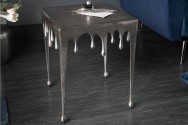 Side table Liquid Line S 44cm silver