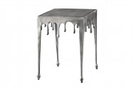 Side table Liquid Line S 44cm silver