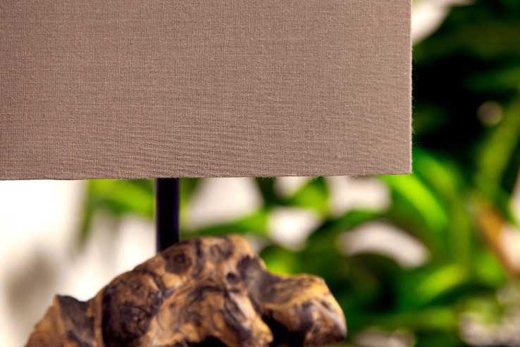 Tischleuchte aus Treibholz Hypnotic braun