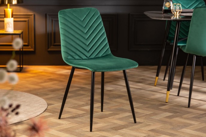 Amazonas velvet chair green