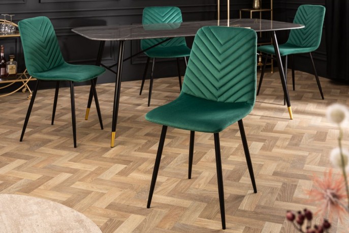 Amazonas velvet chair green