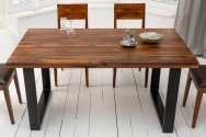 Dining table Iron Craft II 180cm Sheesham brown 45mm