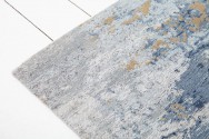 Carpet abstract 350x240cm gray blue