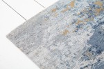 Carpet abstract 350x240cm gray blue