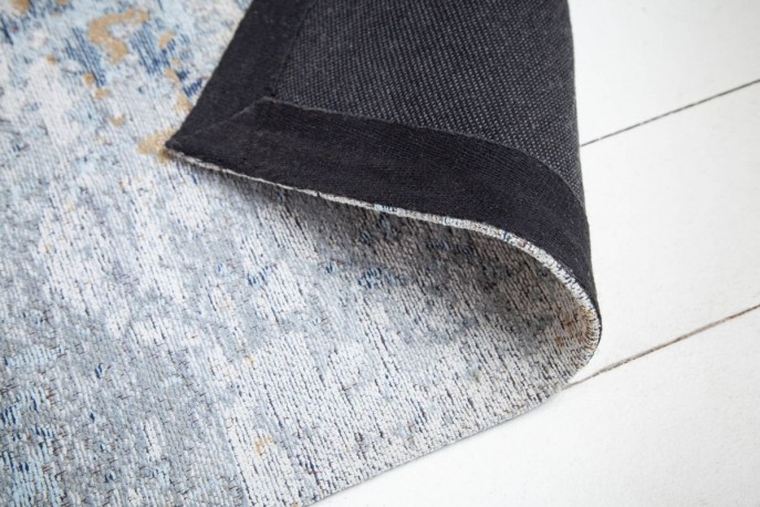 Carpet abstract 350x240cm gray blue